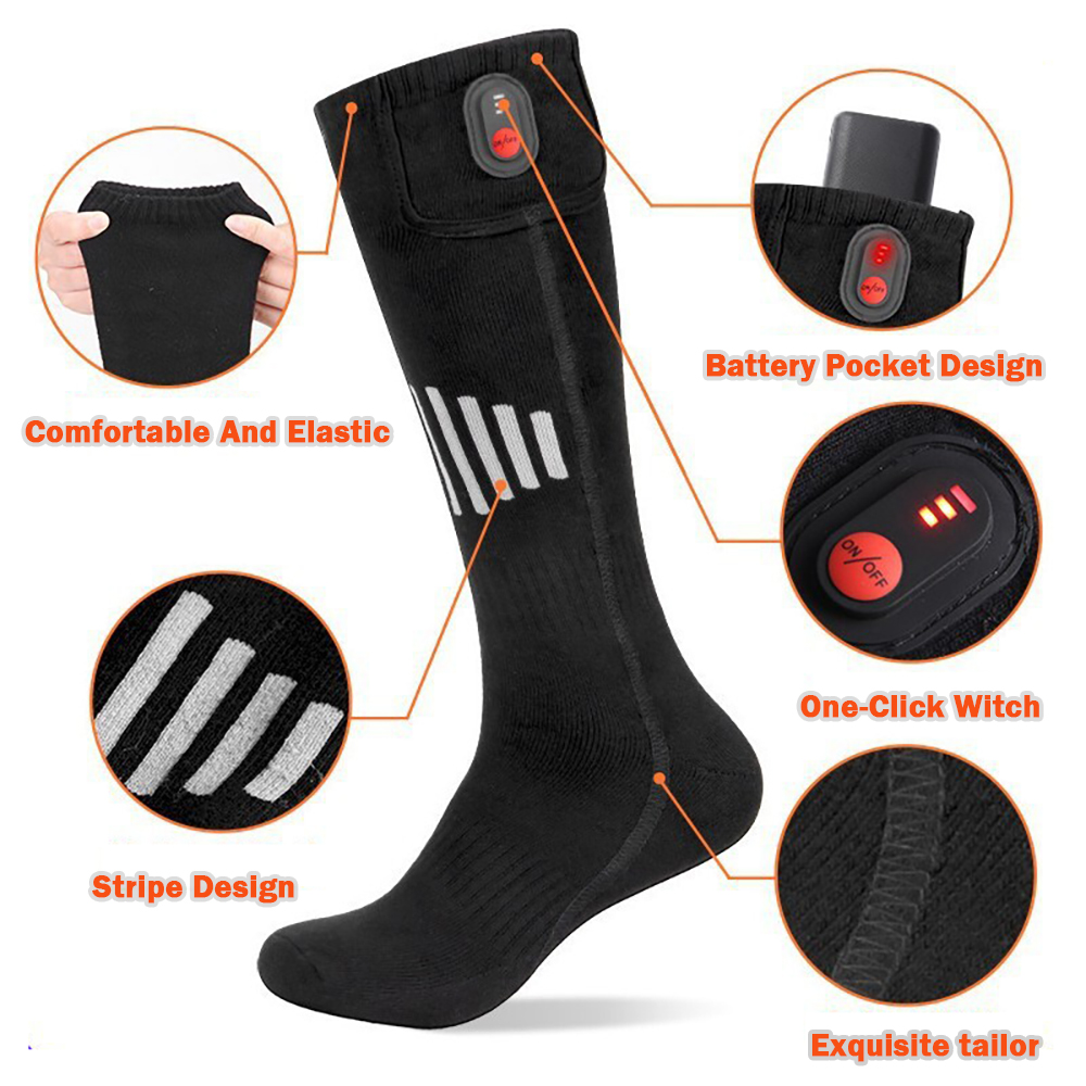Winter Heated Socks With Batte - مراجعة Thermal Sock Winter وسعره