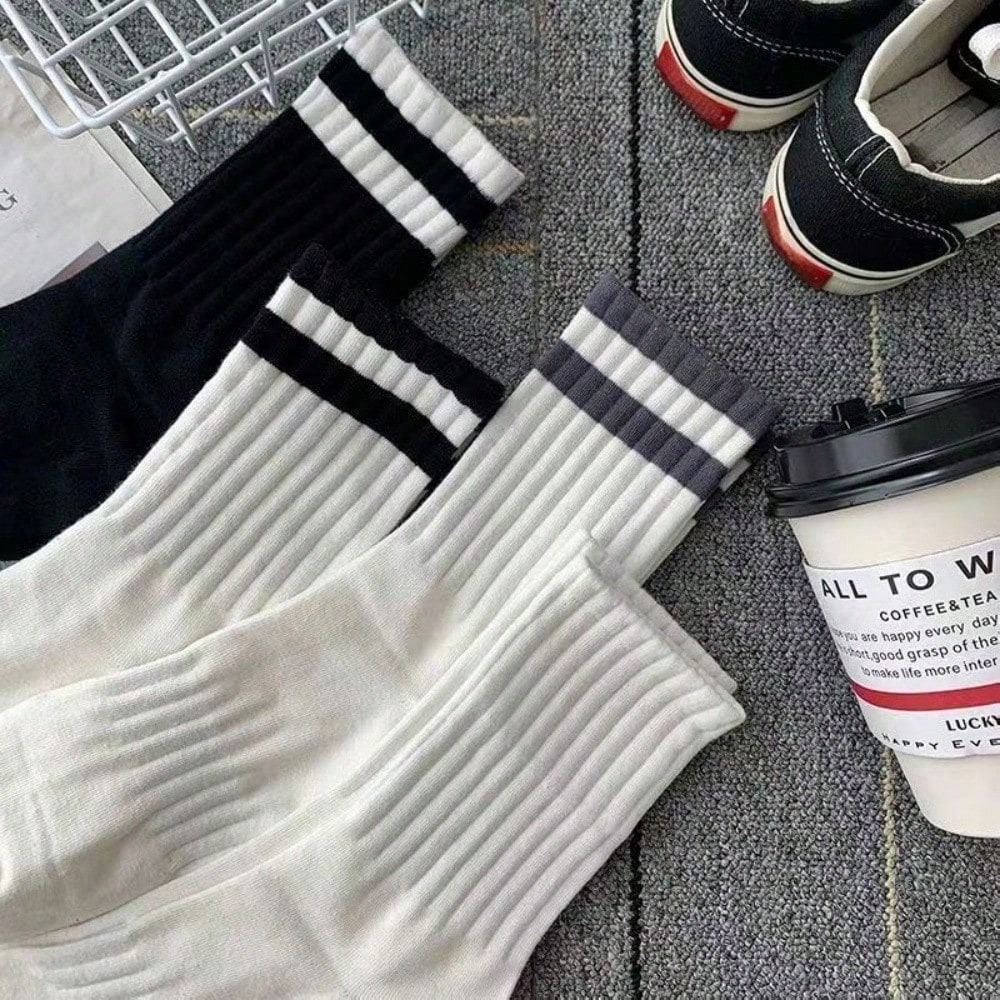 5-Pack Men's Striped Crew Sock - مراجعة Cotton Crew Sock Pack وسعره