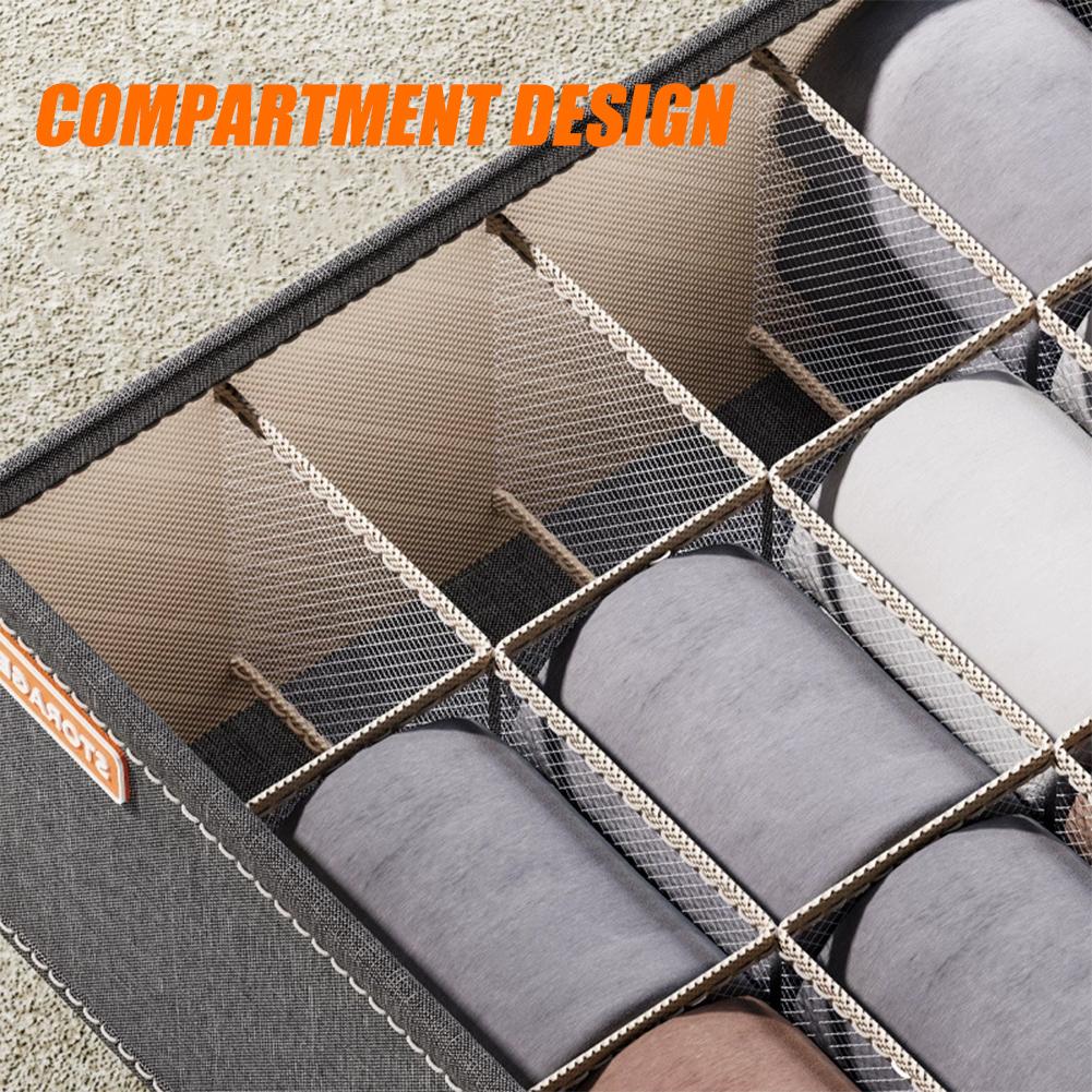 20 Grids Sock Drawer Organizer - مراجعة Sock Organizer Tray وسعره