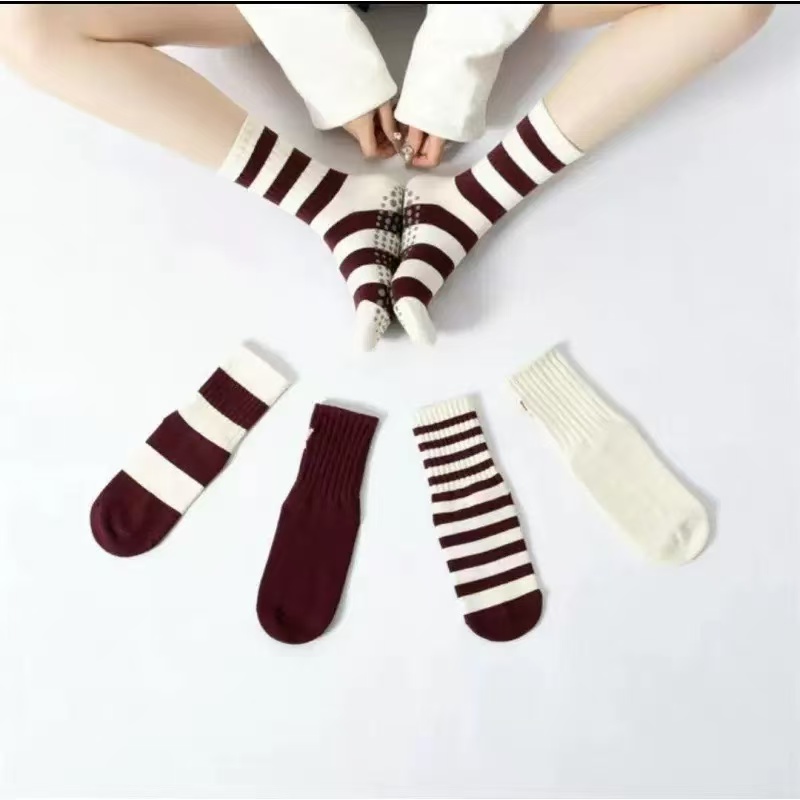 1/5Pairs Professional Anti-Sli - مراجعة Grip Sock Yoga وسعره
