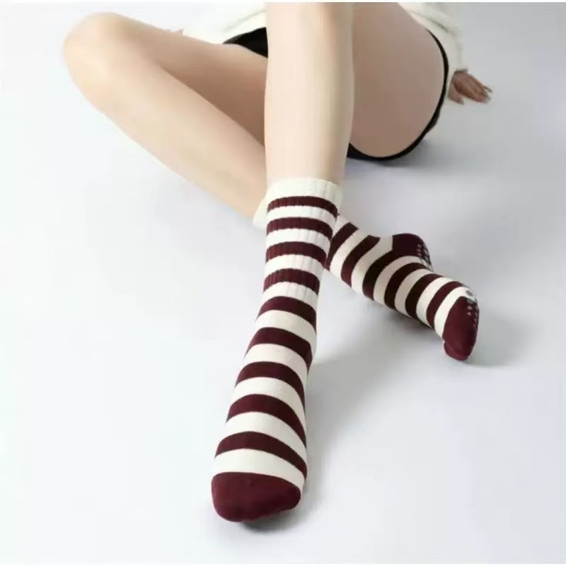 1/5Pairs Professional Anti-Sli - مراجعة Grip Sock Yoga وسعره
