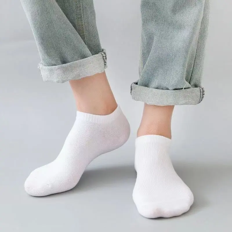 5 Pairs Unisex Casual Plain Co - مراجعة No Show Sock Women وسعره