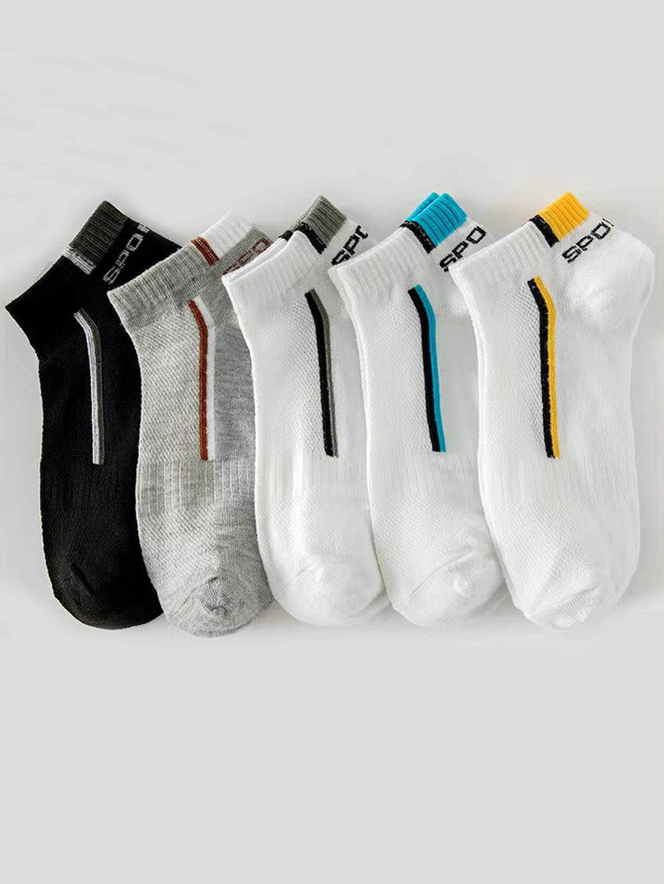 30pairs Men's Fashion Cotton B - مراجعة Ankle Sock Low Cut وسعره