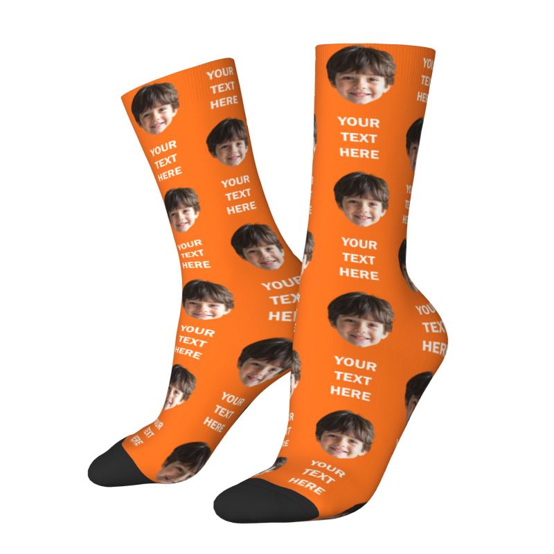 Personalized Photo Text Custom - مراجعة Dress Sock Men وسعره