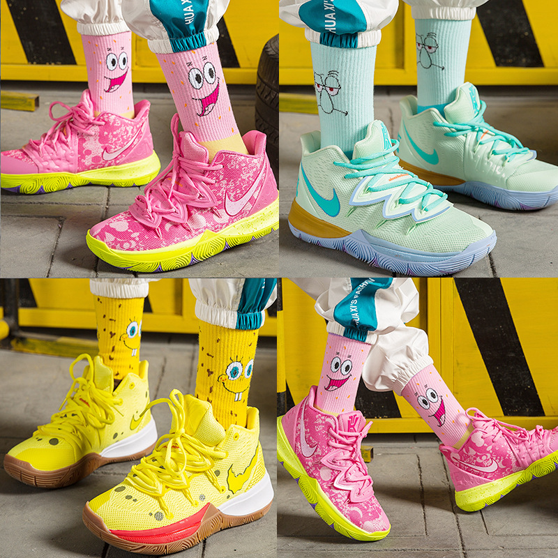 SpongeBob Squidward Cartoon Co - مراجعة Knee High Sock Women وسعره