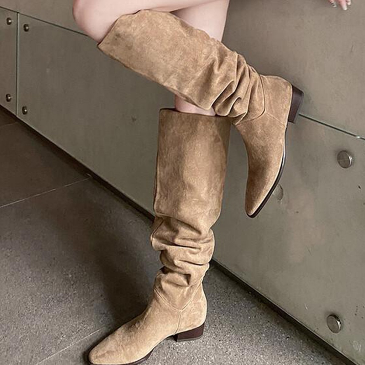 Women's knee high boots 2026 S - مراجعة Knee High Sock Women وسعره