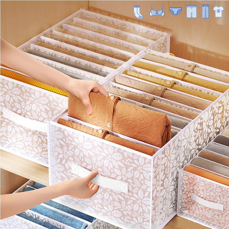 Jeans Compartment Storage Box  - مراجعة Sock Organizer Tray وسعره