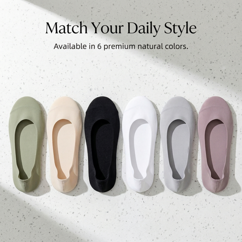 5Pair-Set Non-Slip Women Invis - مراجعة Invisibility Sock Loafer وسعره