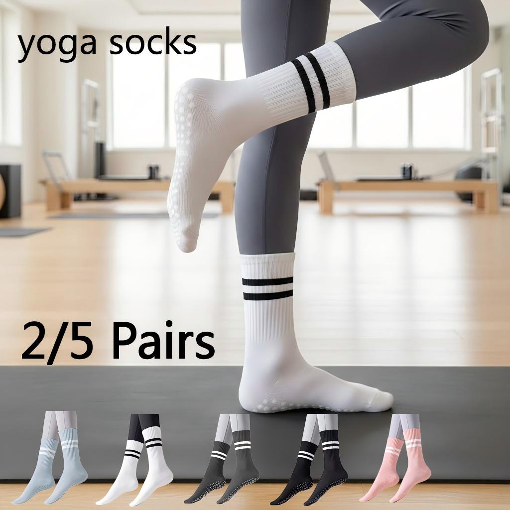 Women Non Slip Yoga Socks, Gri - مراجعة No Show Sock Women وسعره