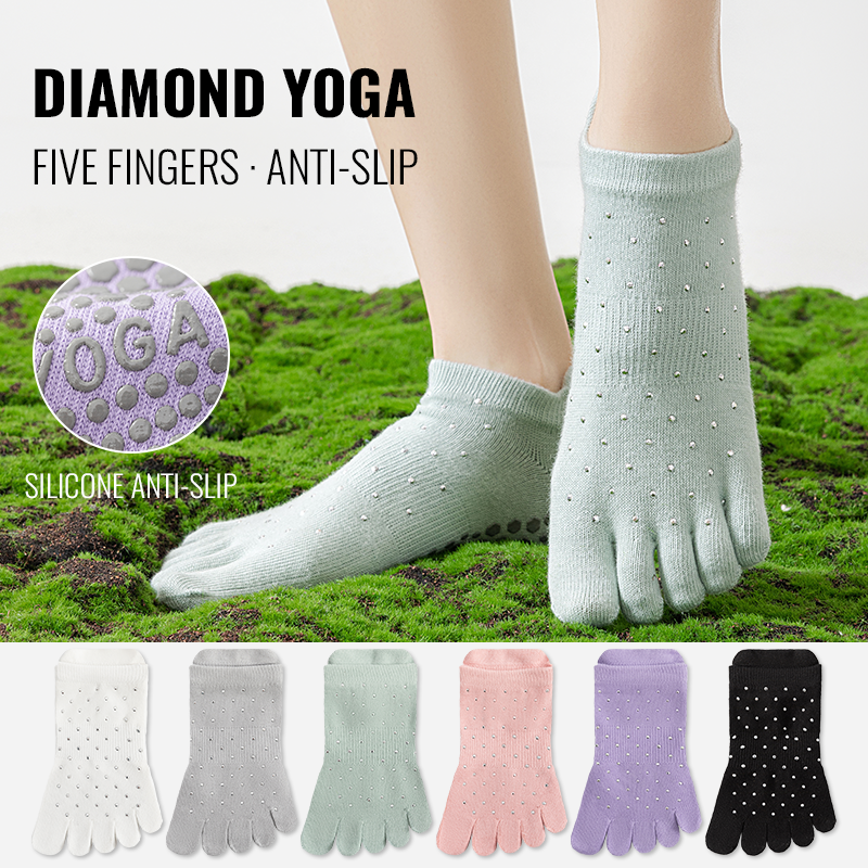 MiiOW Non-Slip Grip Pilates So - مراجعة Toe Sock Split وسعره