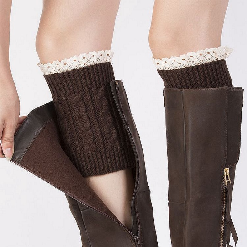 Winter Knit Solid Leg Warmers  - مراجعة Thermal Sock Winter وسعره