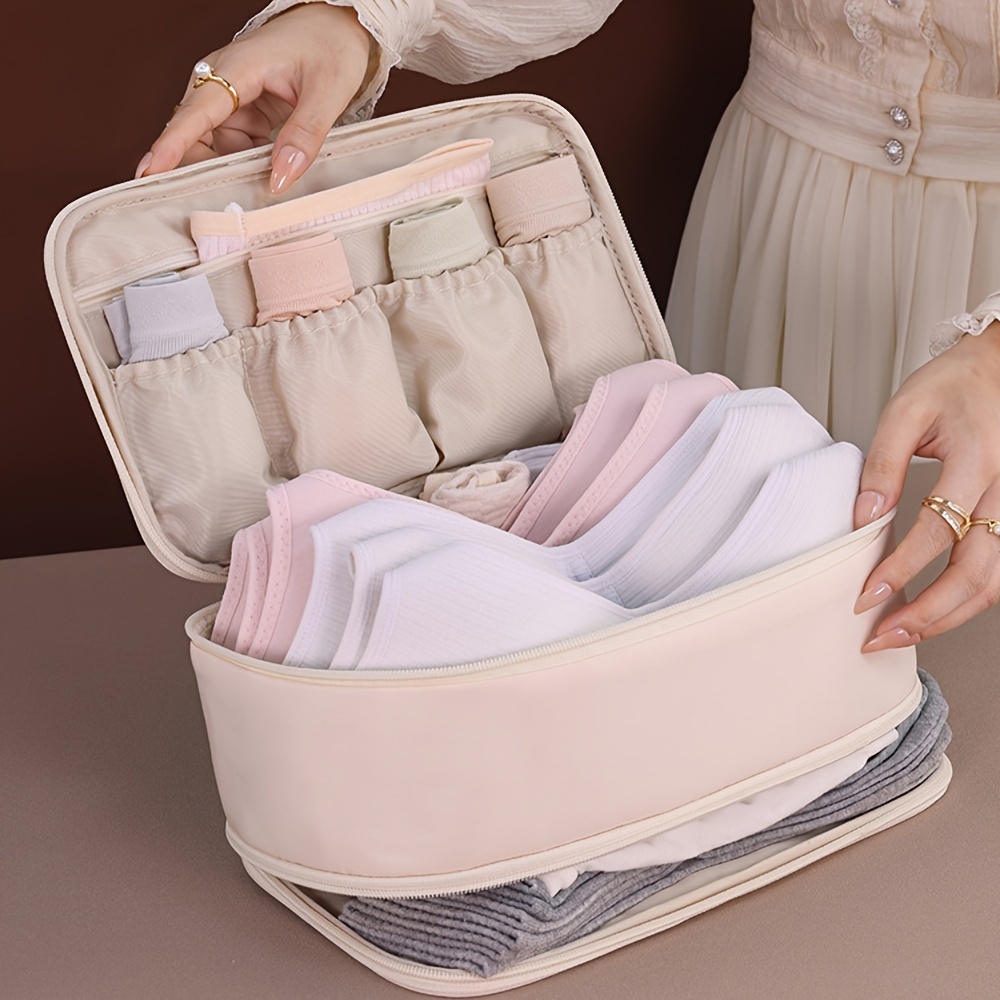 1pc Double Layer Underwear Org - مراجعة Sock Organizer Tray وسعره