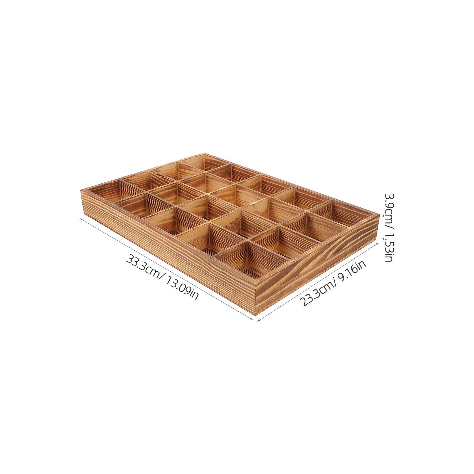 1pc 20-Compartment Wooden Unde - مراجعة Sock Organizer Tray وسعره