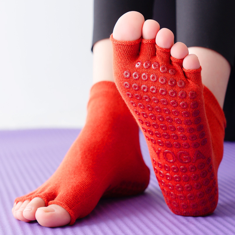 Yoga Socks Half Toe Anti-Slip  - مراجعة Grip Sock Yoga وسعره