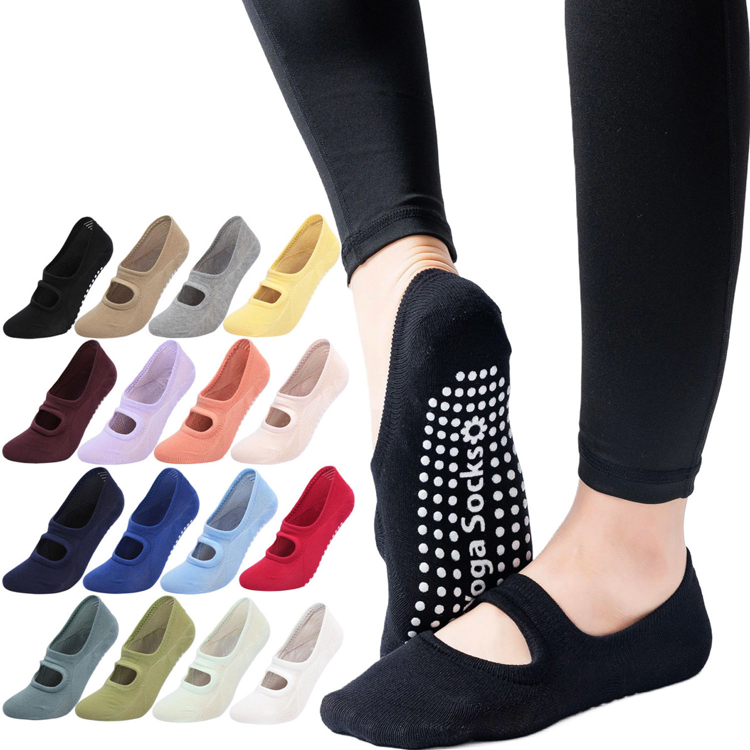 High Quality Women Yoga Socks  - مراجعة No Show Sock Women وسعره