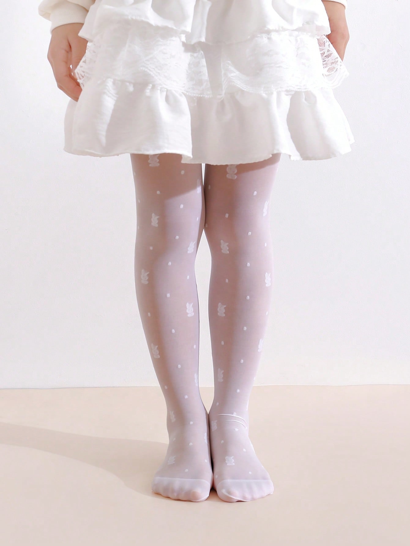 3Pack Girls Rabbit Print Tight - مراجعة Tights Pantyhose Sheer وسعره