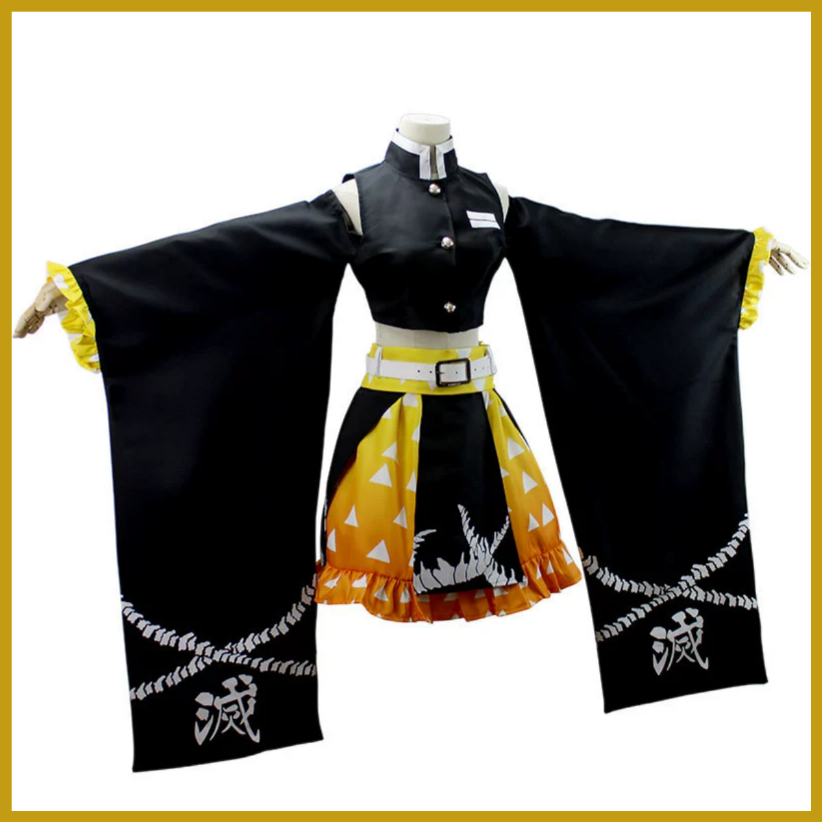 Anime Agatsuma Zenitsu Cosplay - مراجعة Dress Sock Men وسعره