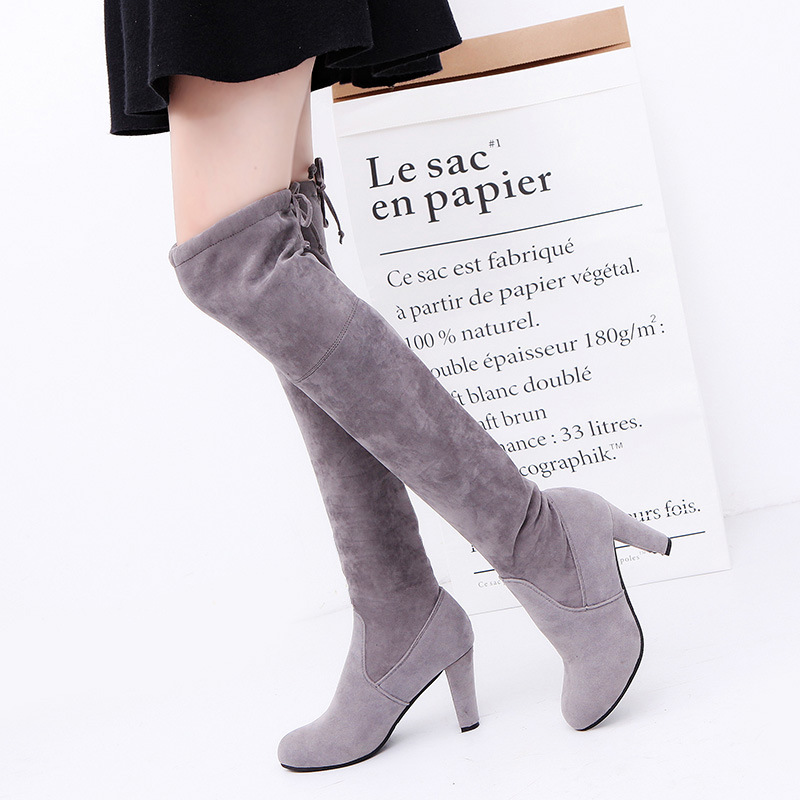 Women's Boots Stretch Fabric O - مراجعة Knee High Sock Women وسعره