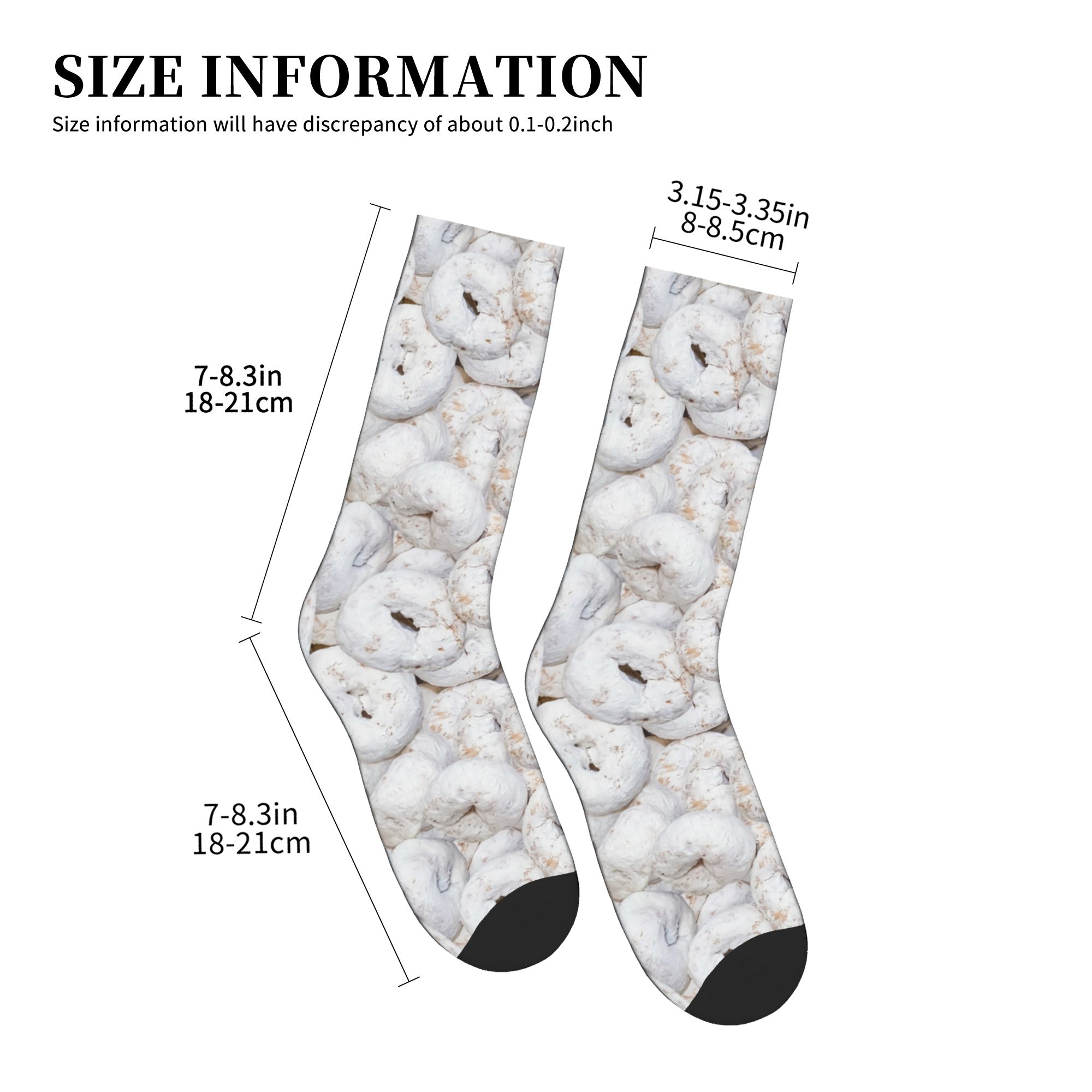 Mini Powdered Sugar Donuts Men - مراجعة Dress Sock Men وسعره