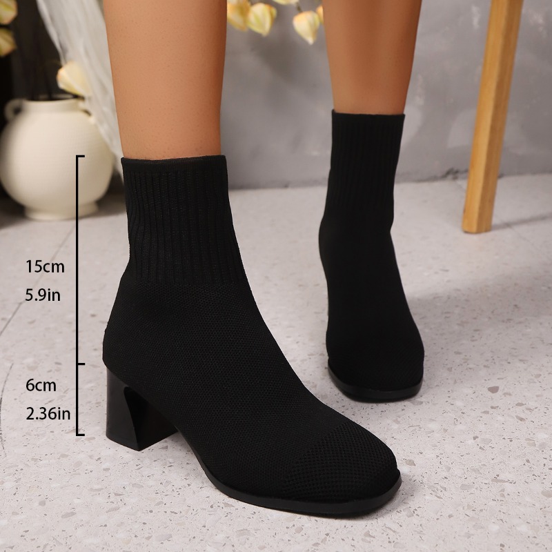 Women's Ankle Boots Knitted He - مراجعة No Show Sock Women وسعره