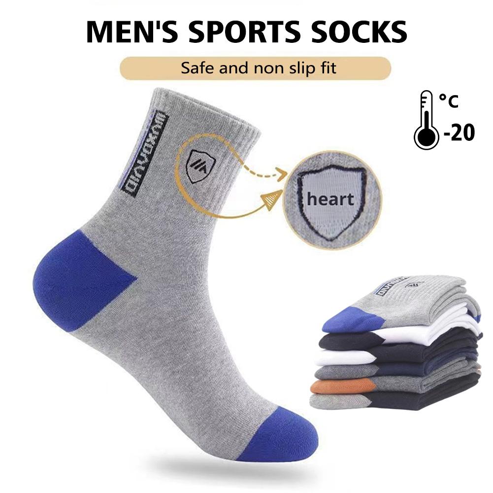 5 Pairs Men's Anti Odor & Anti - مراجعة Cotton Crew Sock Pack وسعره