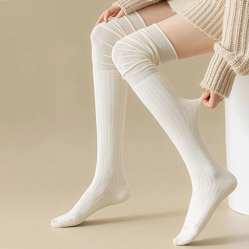 1-10Pairs Women’s Over-the-Kne - مراجعة Boot Sock Slouchy وسعره