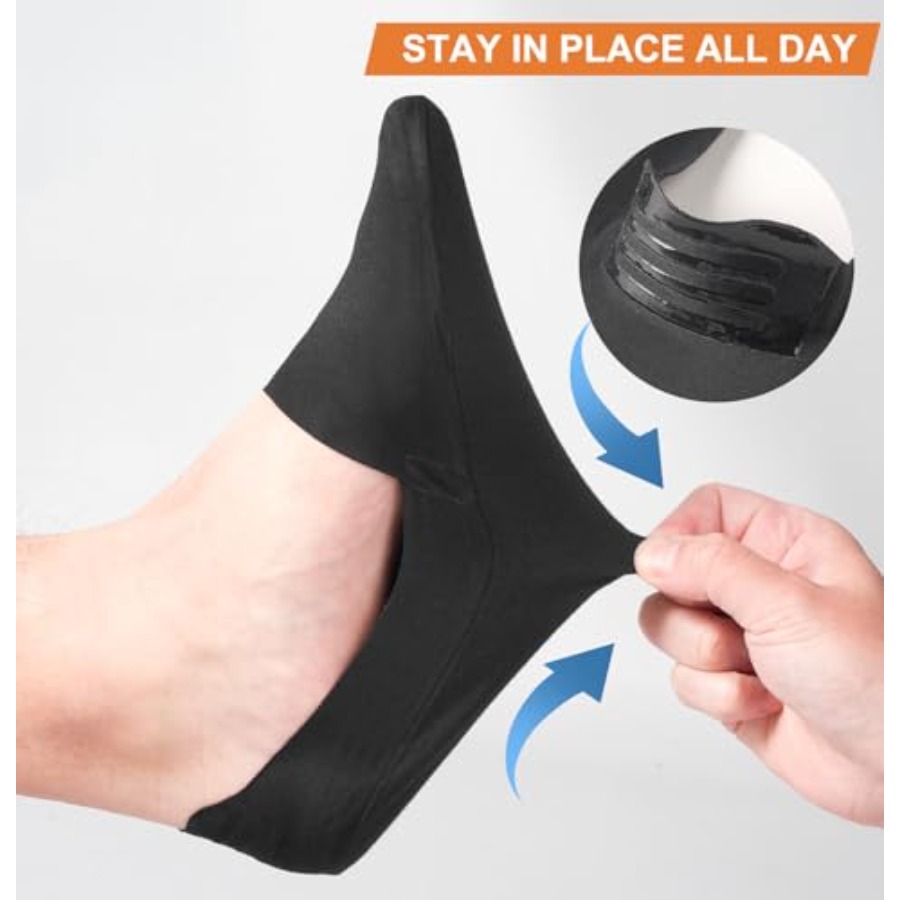No Show Socks Men Nylon Non Sl - مراجعة Invisibility Sock Loafer وسعره