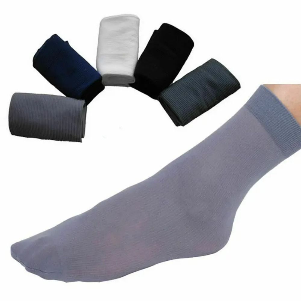 10pairs Men Ice Silk Socks Sum - مراجعة Silk Sock Bamboo وسعره
