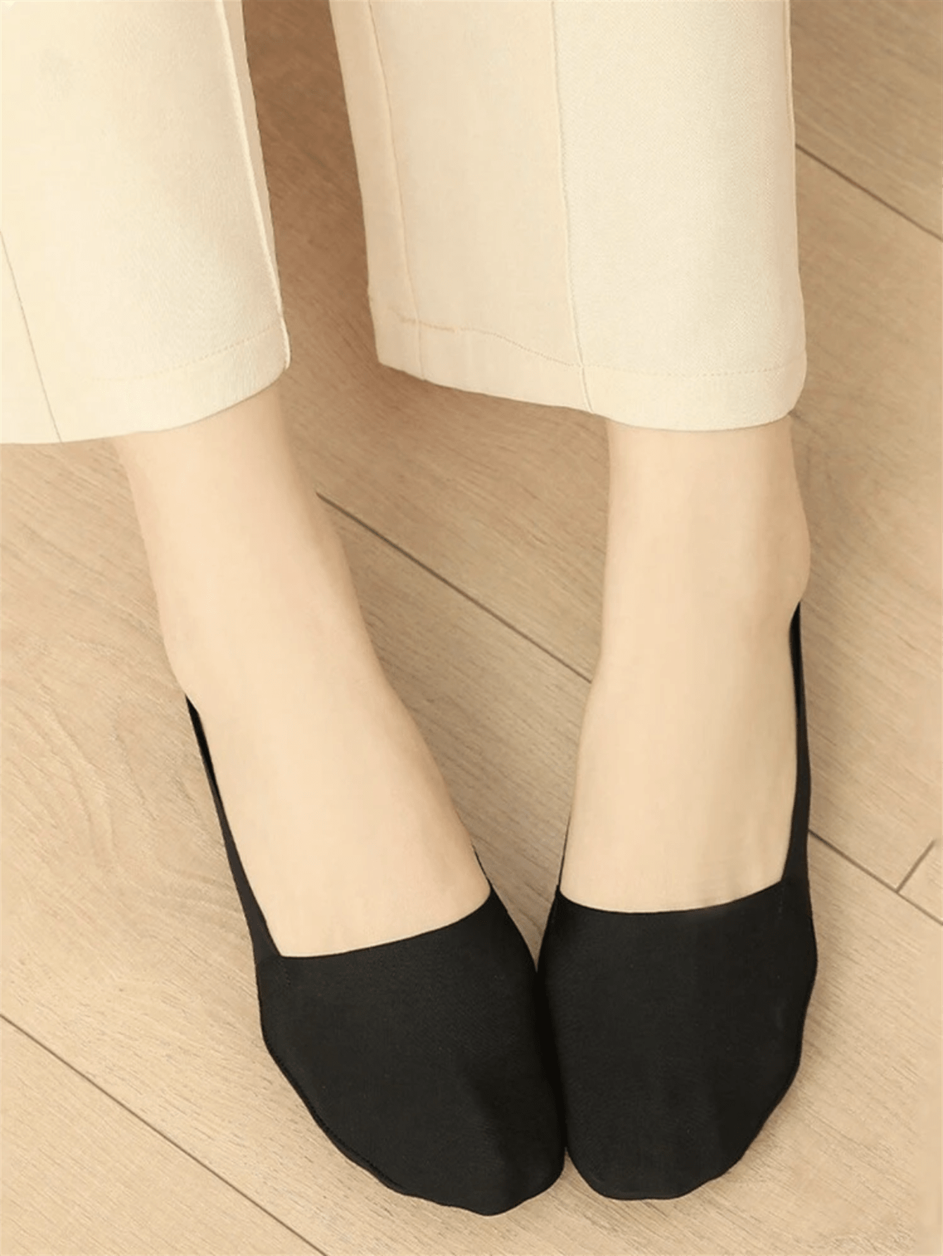 5 Pairs Women Thin Silky Invis - مراجعة No Show Sock Women وسعره