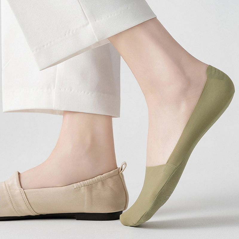 No Show Socks Womens Nylon Non - مراجعة Invisibility Sock Loafer وسعره