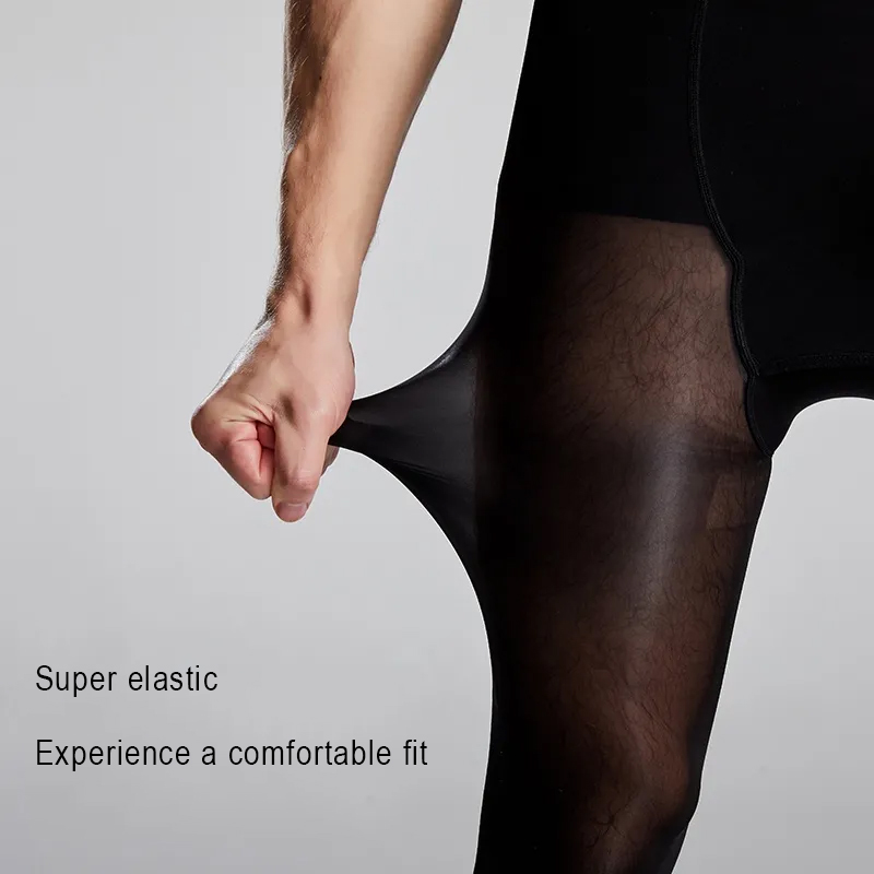 Plus Size Men Sexy Sheer Black - مراجعة Tights Pantyhose Sheer وسعره