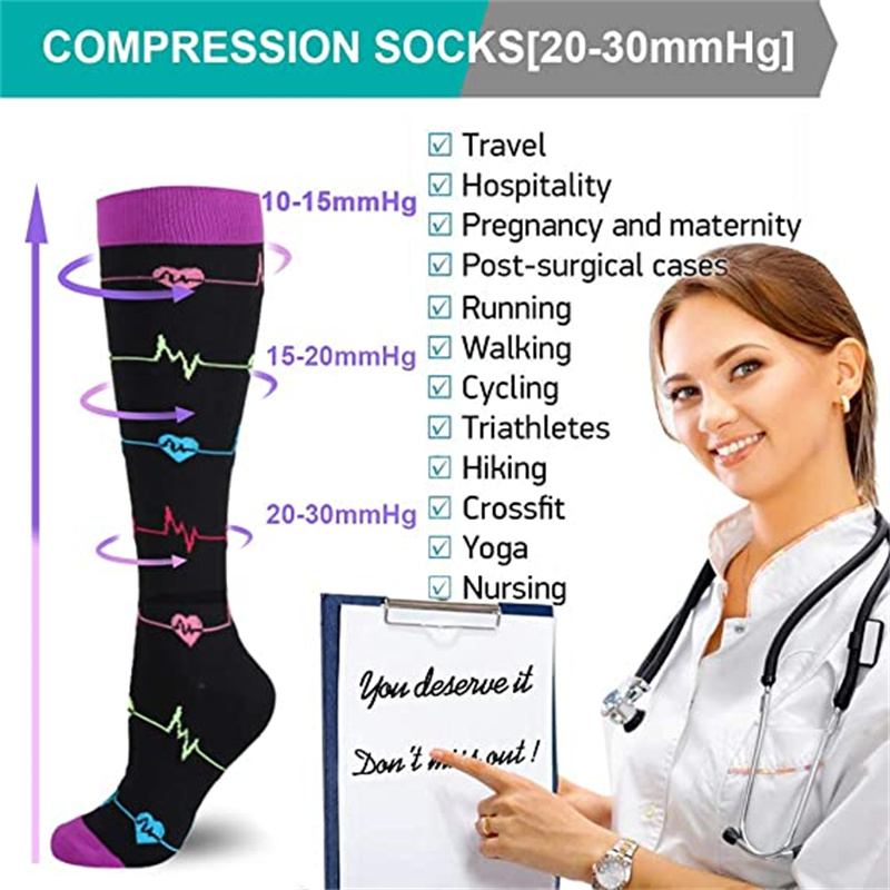 Unisex Compression Socks for M - مراجعة Compression Sock Medical وسعره