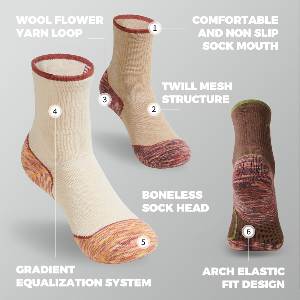 Naturehike Socks Sports Hygros - مراجعة Wool Hiking Sock وسعره