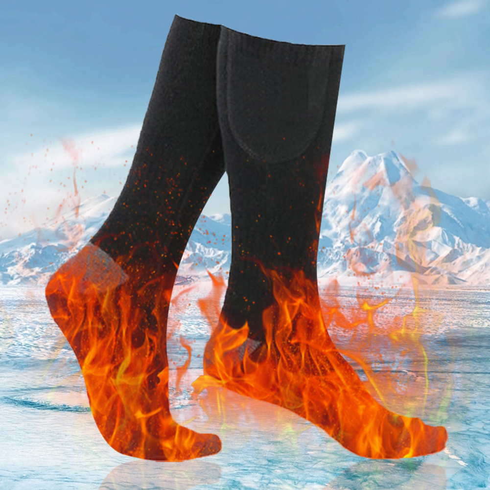 Electric Heated Socks (No Batt - مراجعة Thermal Sock Winter وسعره
