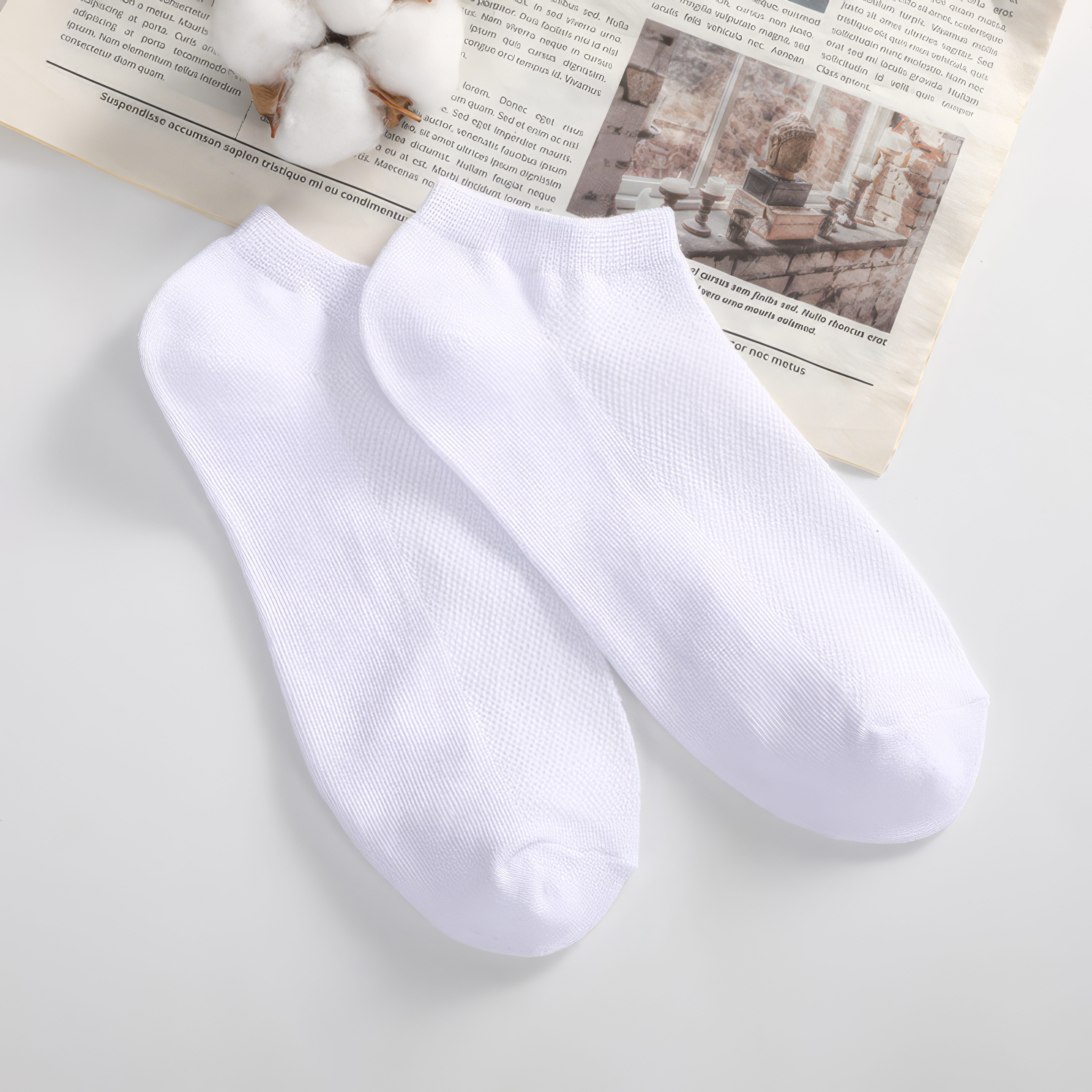 10-Pairs Comfortable Crew Sock - مراجعة Cotton Crew Sock Pack وسعره