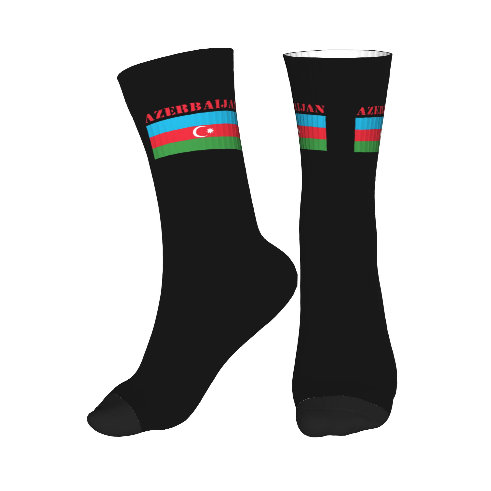 Azerbaijan Flag Dress Socks fo - مراجعة Dress Sock Men وسعره