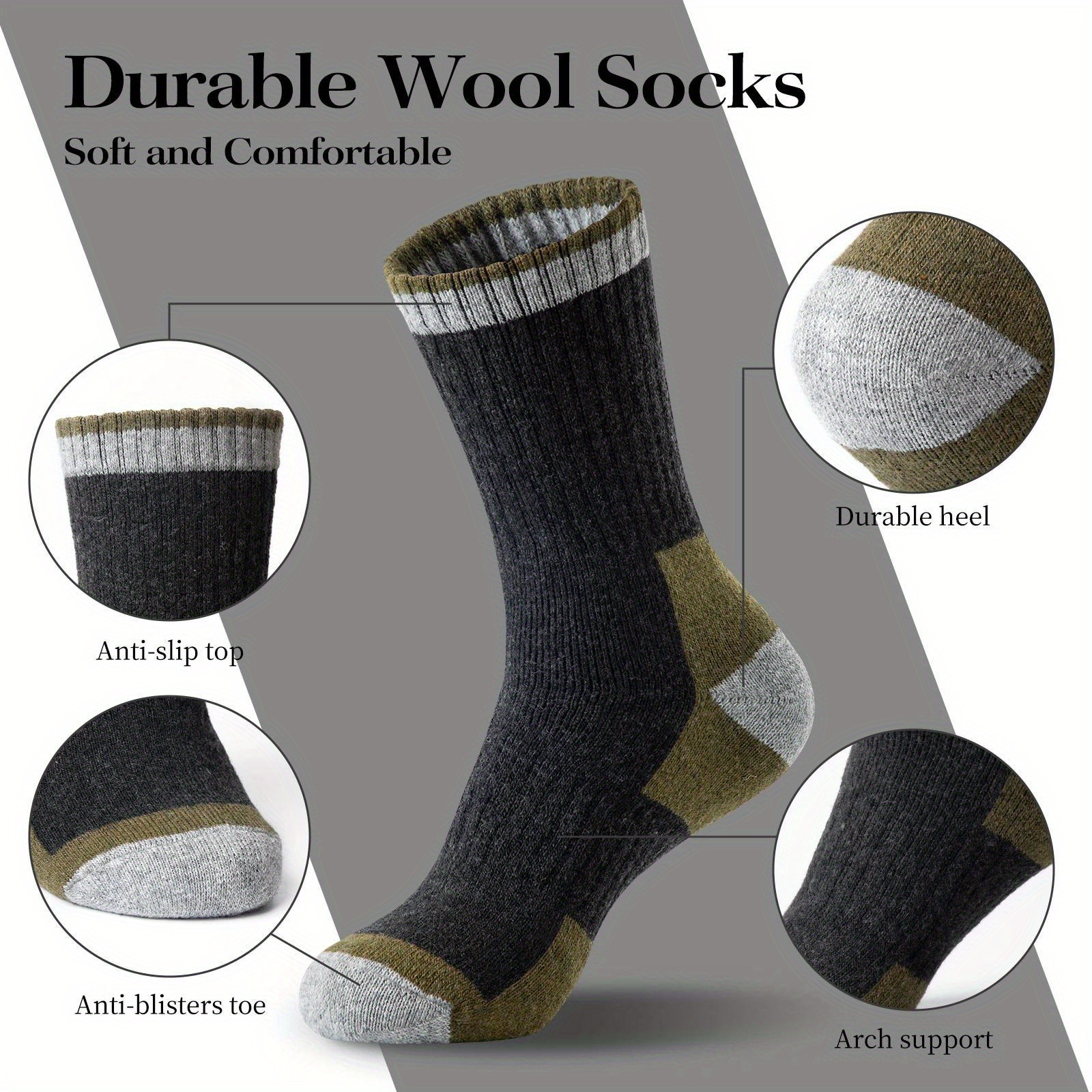 Winter Merino Wool Socks Thick - مراجعة Wool Hiking Sock وسعره