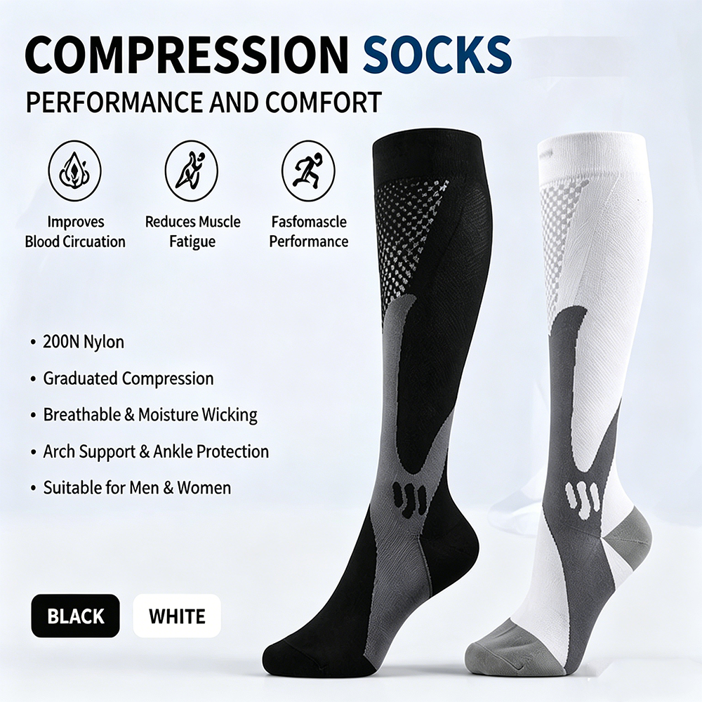 Running Compression Socks Men  - مراجعة Compression Sock Medical وسعره