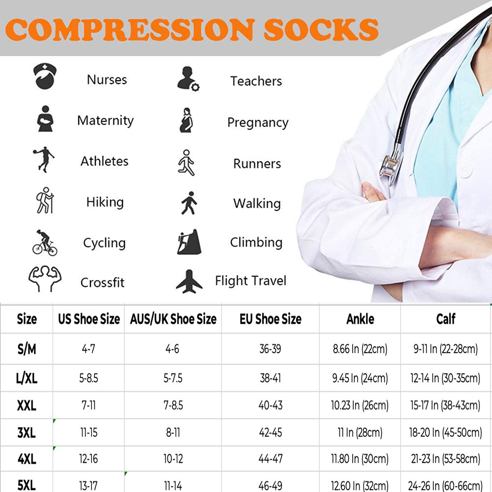 Brothock 3 Pairs For Dropshipp - مراجعة Compression Sock Medical وسعره