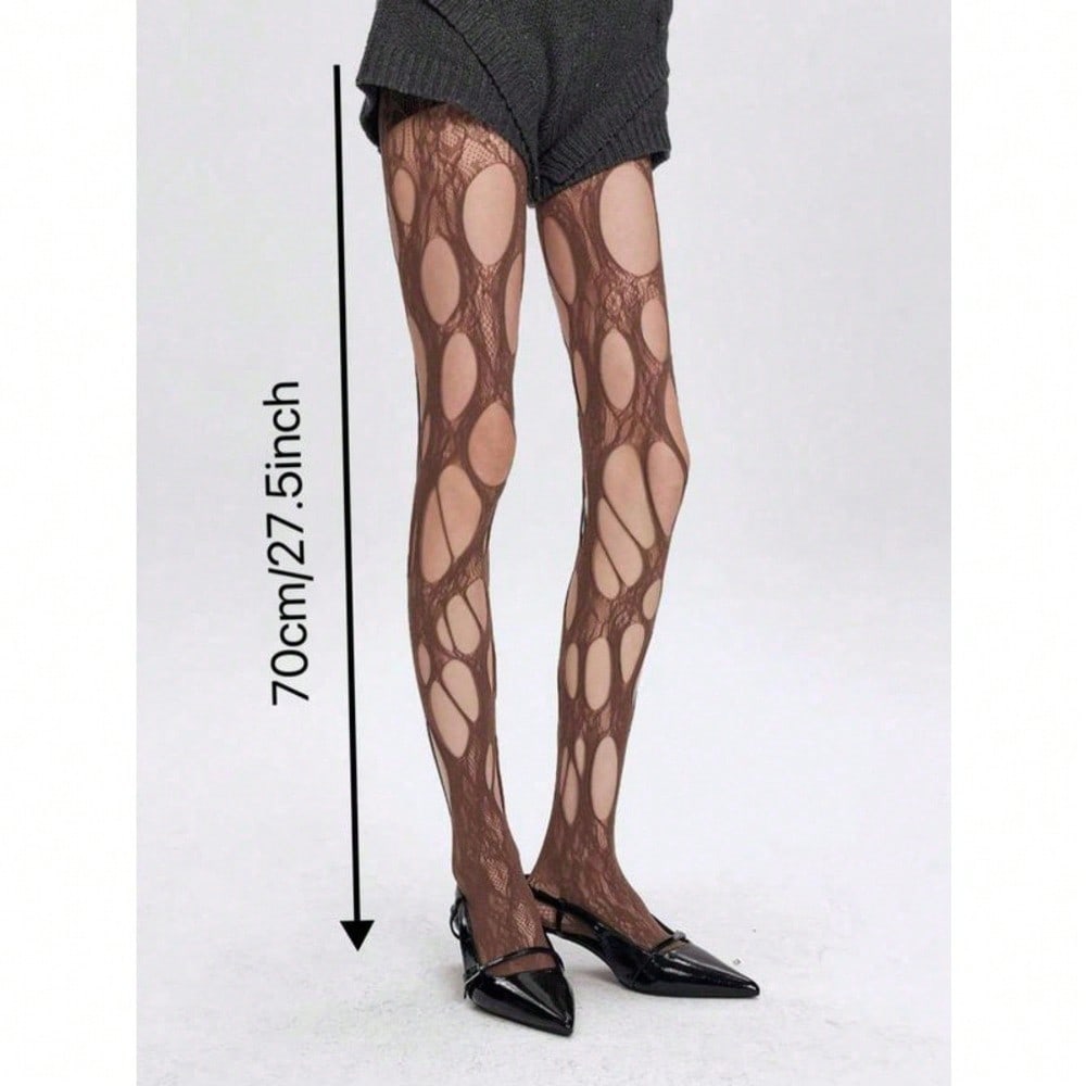Women's Solid Color Cut Out Sh - مراجعة Tights Pantyhose Sheer وسعره