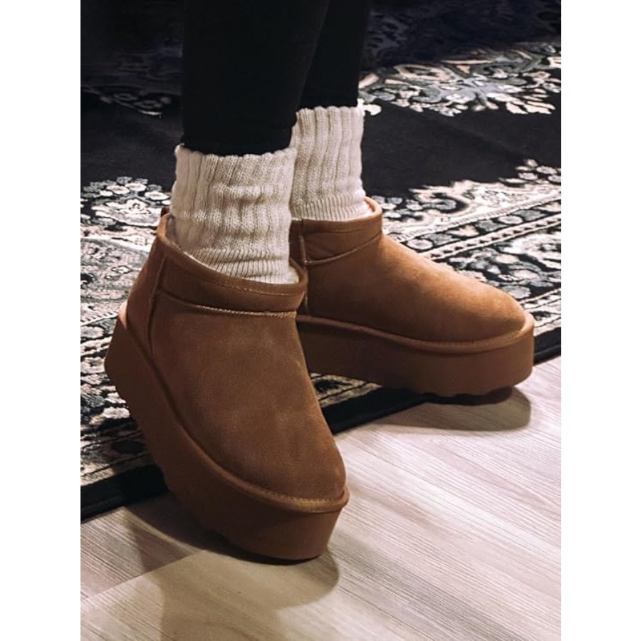 ACCFOD Womens Warm Boot Socks  - مراجعة Thermal Sock Winter وسعره