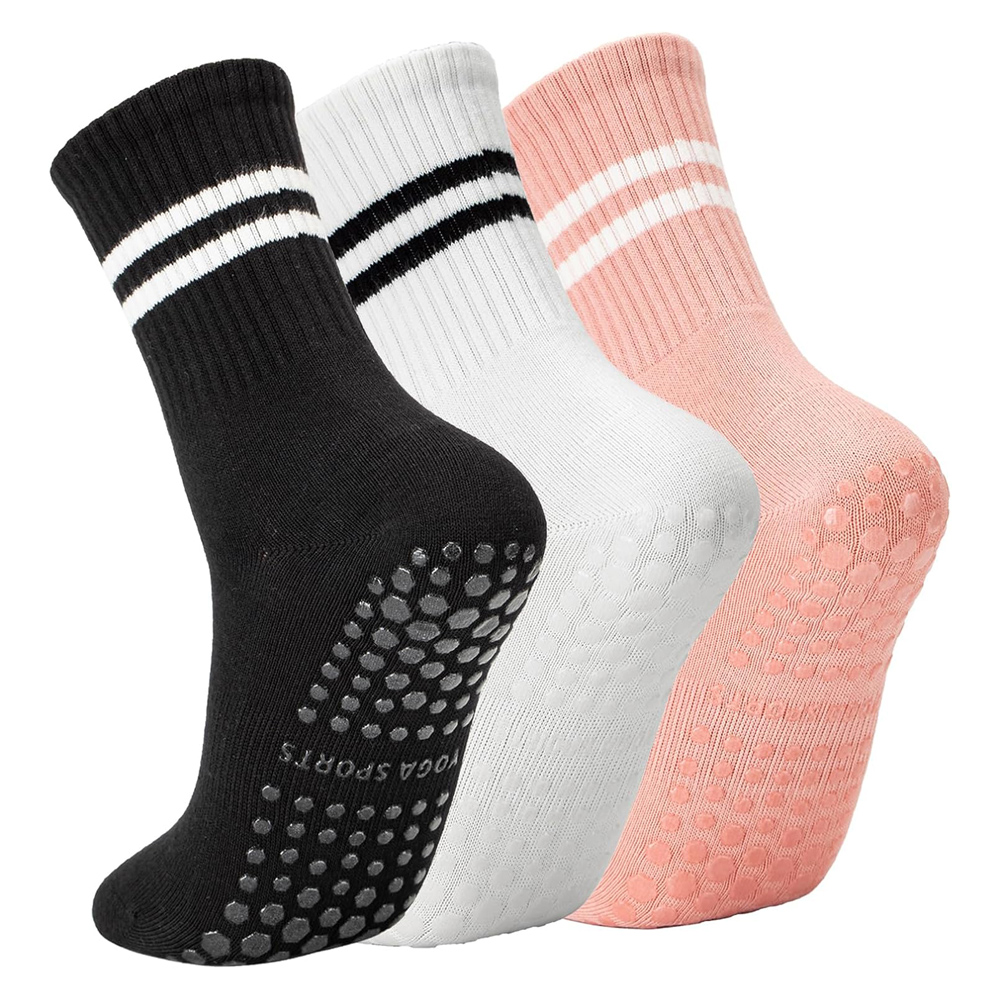 Yoga Pilates Socks with Grips  - مراجعة No Show Sock Women وسعره