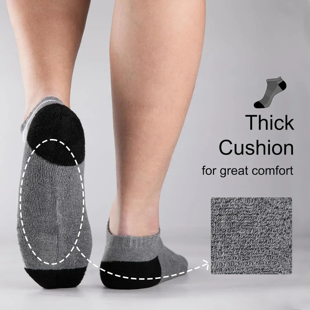 1-10Pairs Breathable Mens Summ - مراجعة Ankle Sock Low Cut وسعره