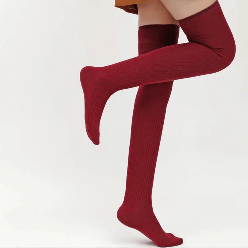 Long Socks for Women Over The  - مراجعة Knee High Sock Women وسعره
