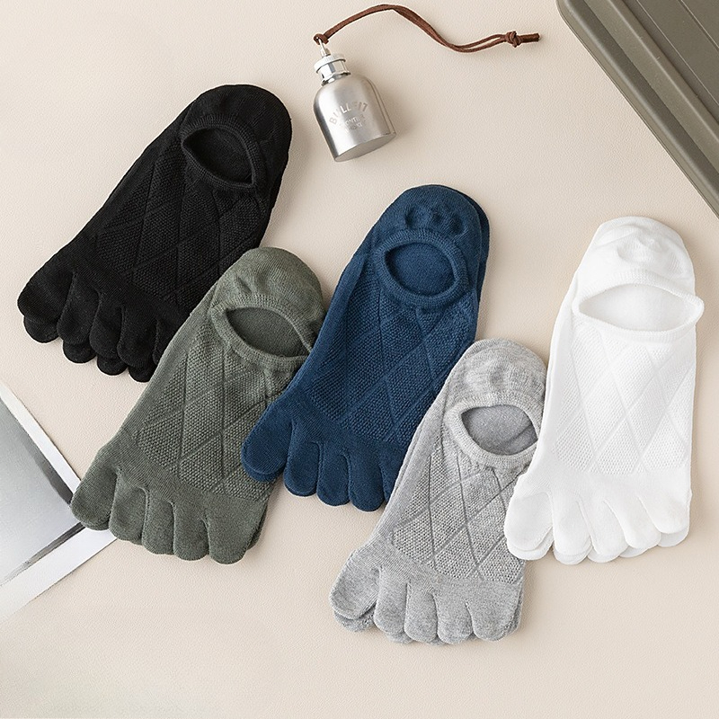 5 pairs men's spring summer th - مراجعة Toe Sock Split وسعره