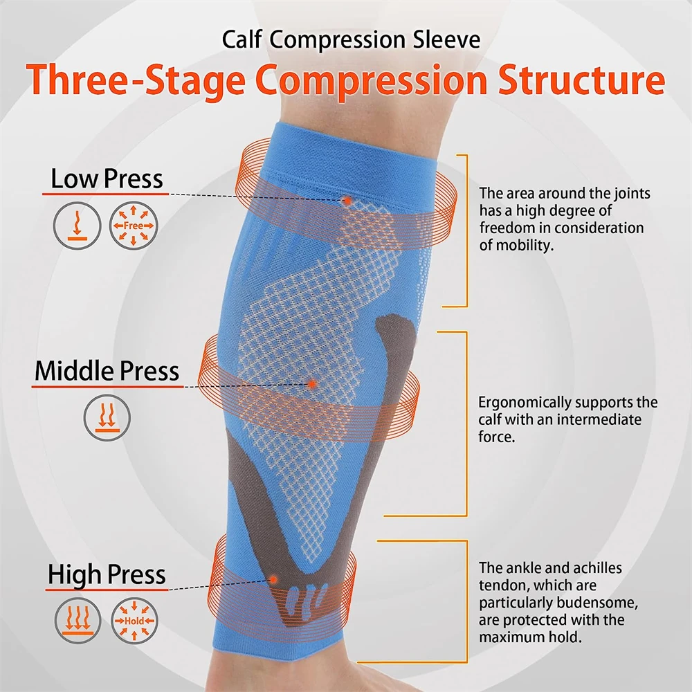 1Pair Calf Compression Sleeves - مراجعة Compression Sleeve Calf وسعره