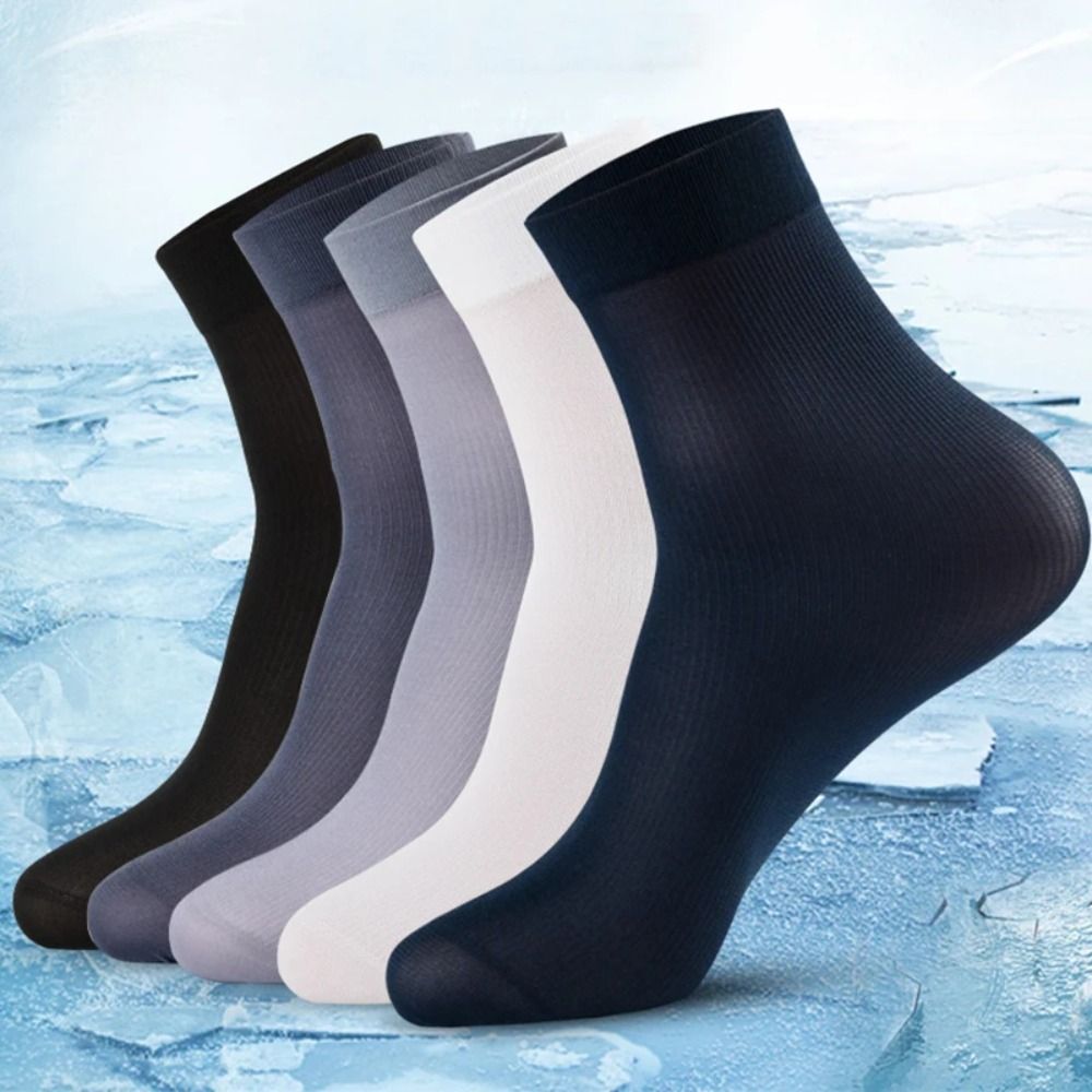 10pairs Fashion Breathable Men - مراجعة Silk Sock Bamboo وسعره