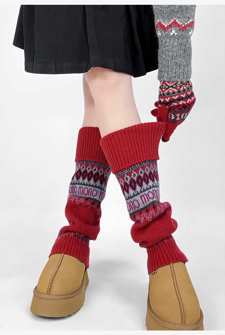 New Women's Knitted Leg Warmer - مراجعة Boot Sock Slouchy وسعره