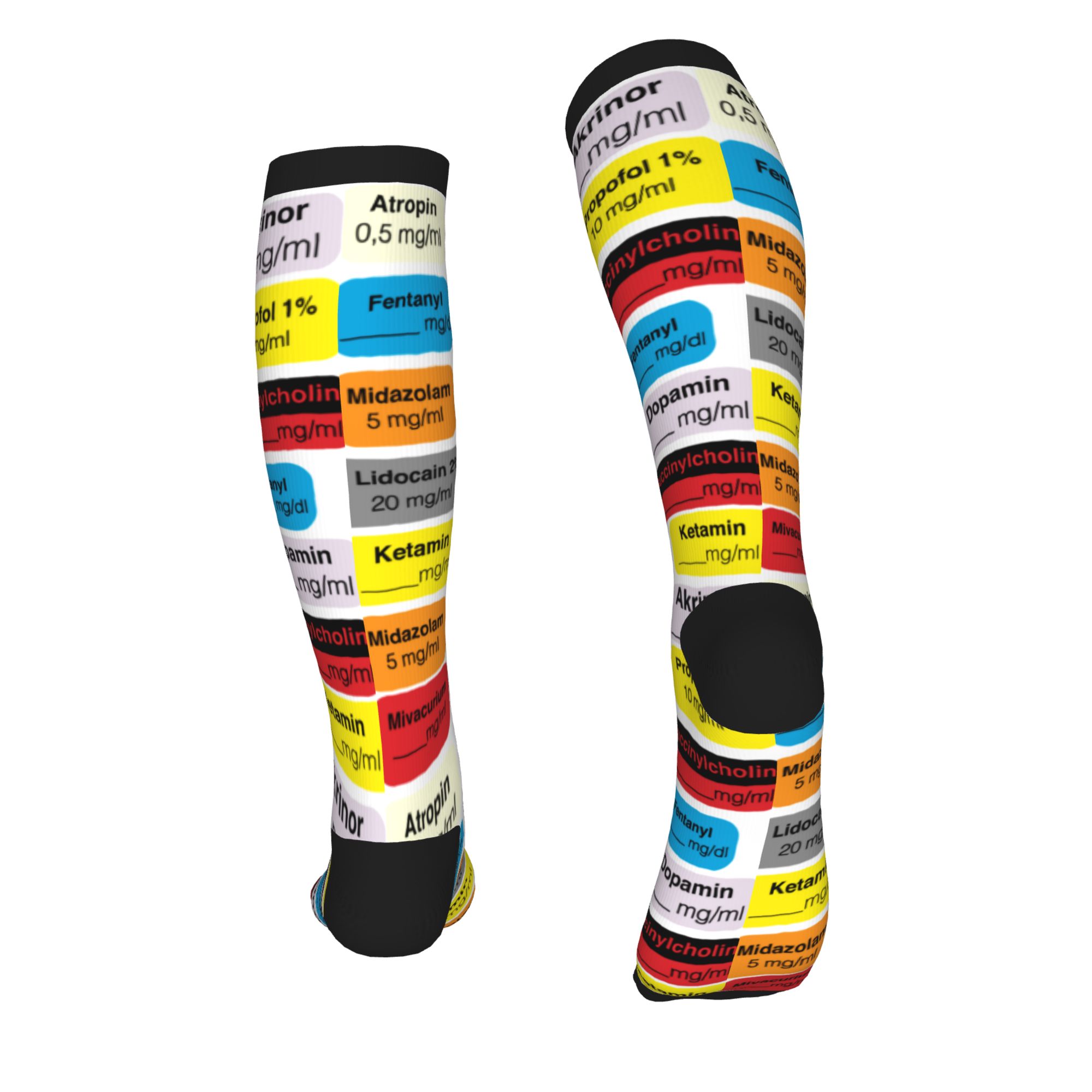 Anesthesia Medication Labels M - مراجعة Compression Sock Medical وسعره