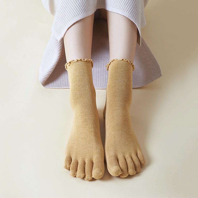 1 3 5 Pairs Women's Five Finge - مراجعة Toe Sock Split وسعره